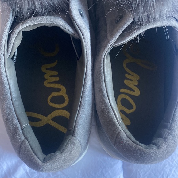 Sam Edelman Pom Pom sneakers grey - Picture 5 of 9